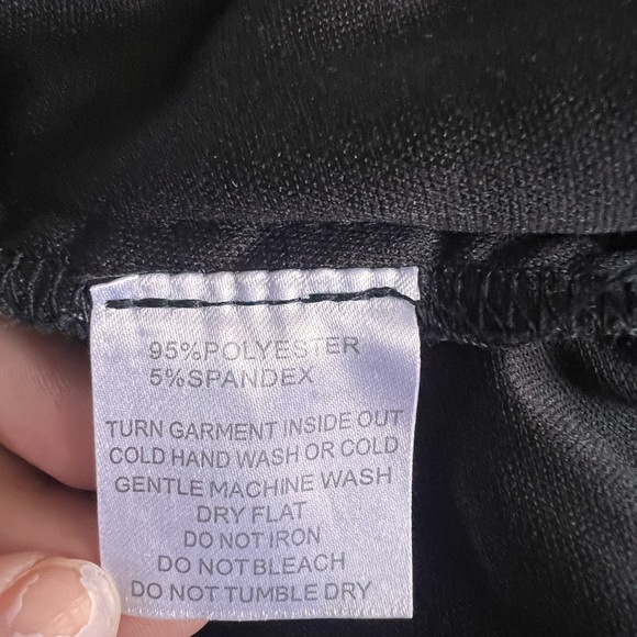 Tiger Mist Black Crop Top - Picture 5 of 5